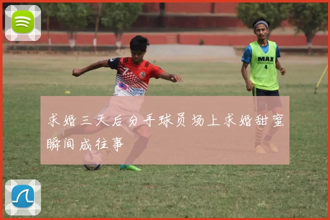 求婚三天后分手球员场上求婚甜蜜瞬间成往事