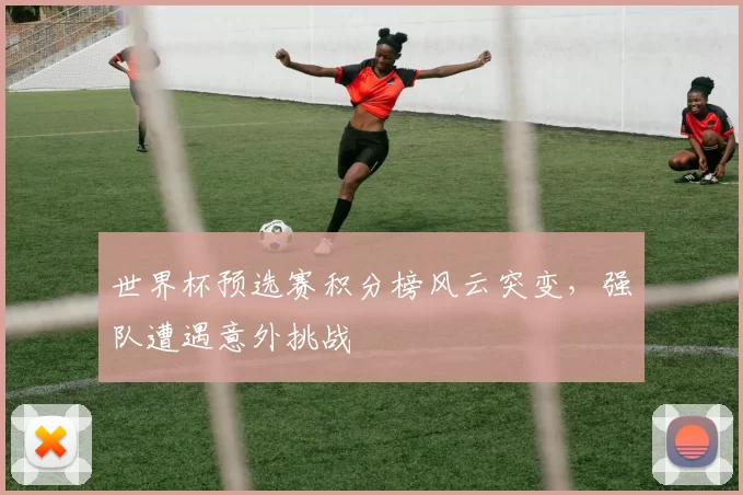 世界杯预选赛积分榜风云突变，强队遭遇意外挑战